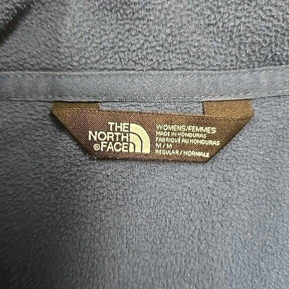 The North Face Jacket Womens M Navy Blue 1/4 Zip Glacier Fleece Pullover Sweater - Picture 4 of 8